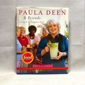 Signed Recipes Book Paula Deen & Friends Living it Up Southern Style Cookbook